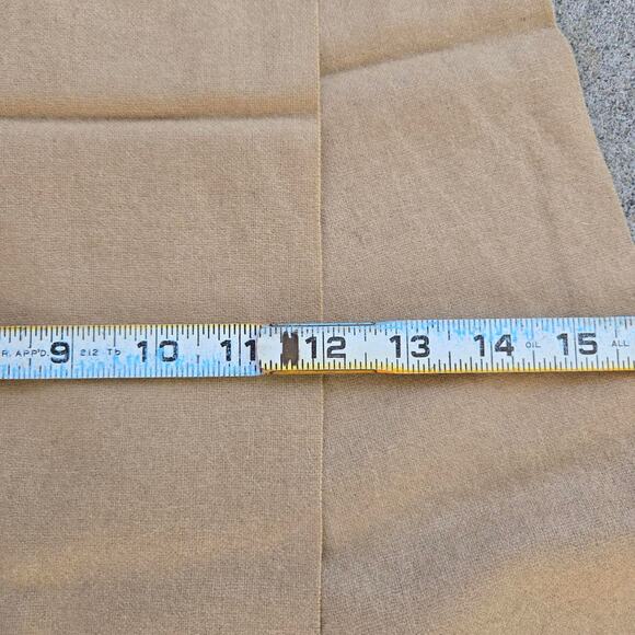 Vtg 70s 80s PENDLETON WOOLEN MILLS Plain Earthtone Medium Weight Wool Scarf - Picture 4 of 5